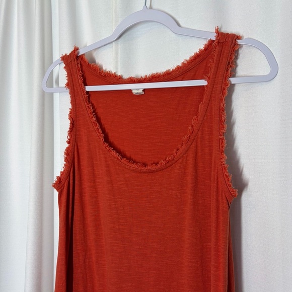 Caslon Nordstrom Tiered Cotton Gauze Midi Dress Mixed Media Flowy Boho Sz Small - Picture 4 of 12